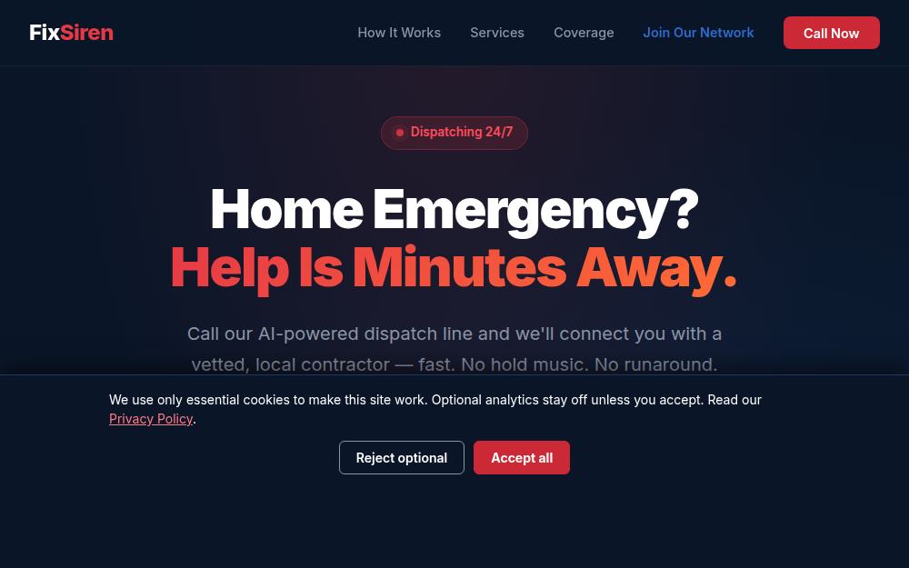 FixSiren website