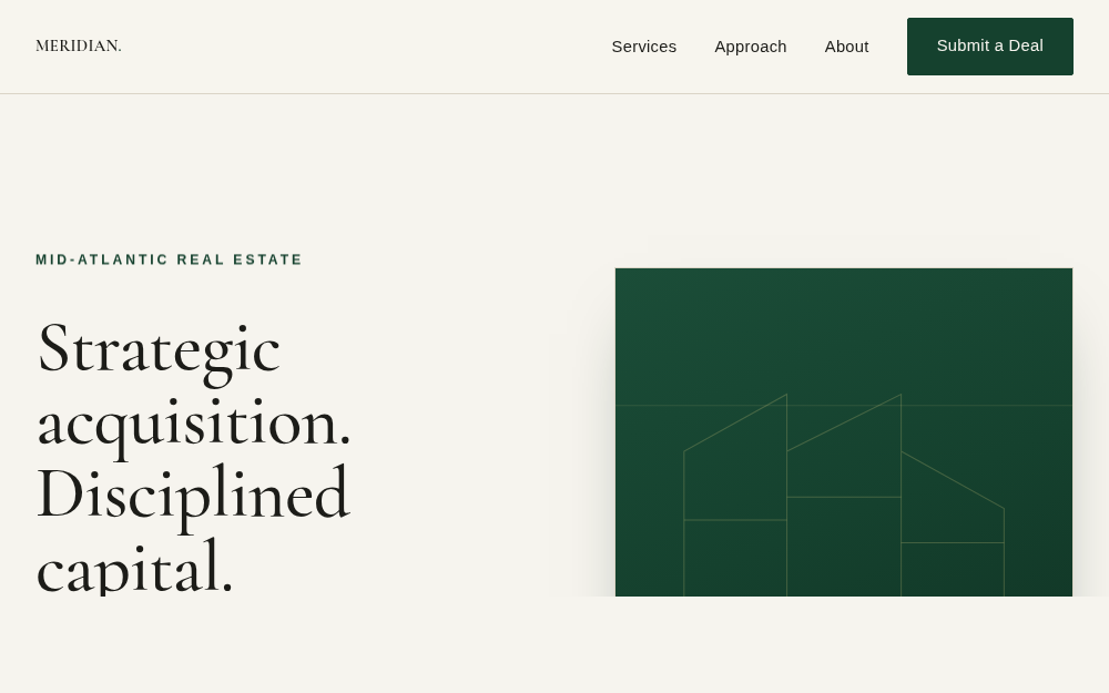 Meridian Realty Holdings website